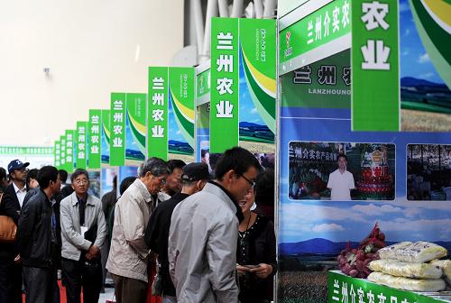 2012甘肃农产品交易会在银川举办